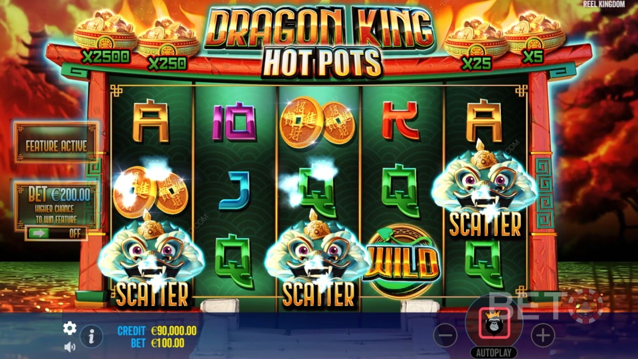 Dragon King Hot Pots Review by BETO Pokies