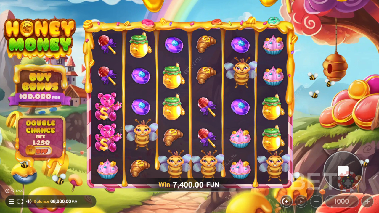 Sweet As: Honey Money at BETO Pokie
