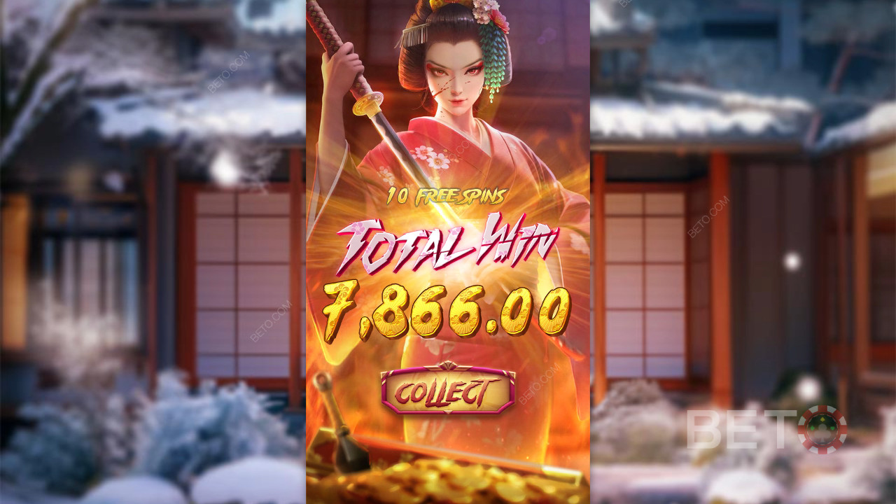 Score 5,000x Your Wager in Geisha