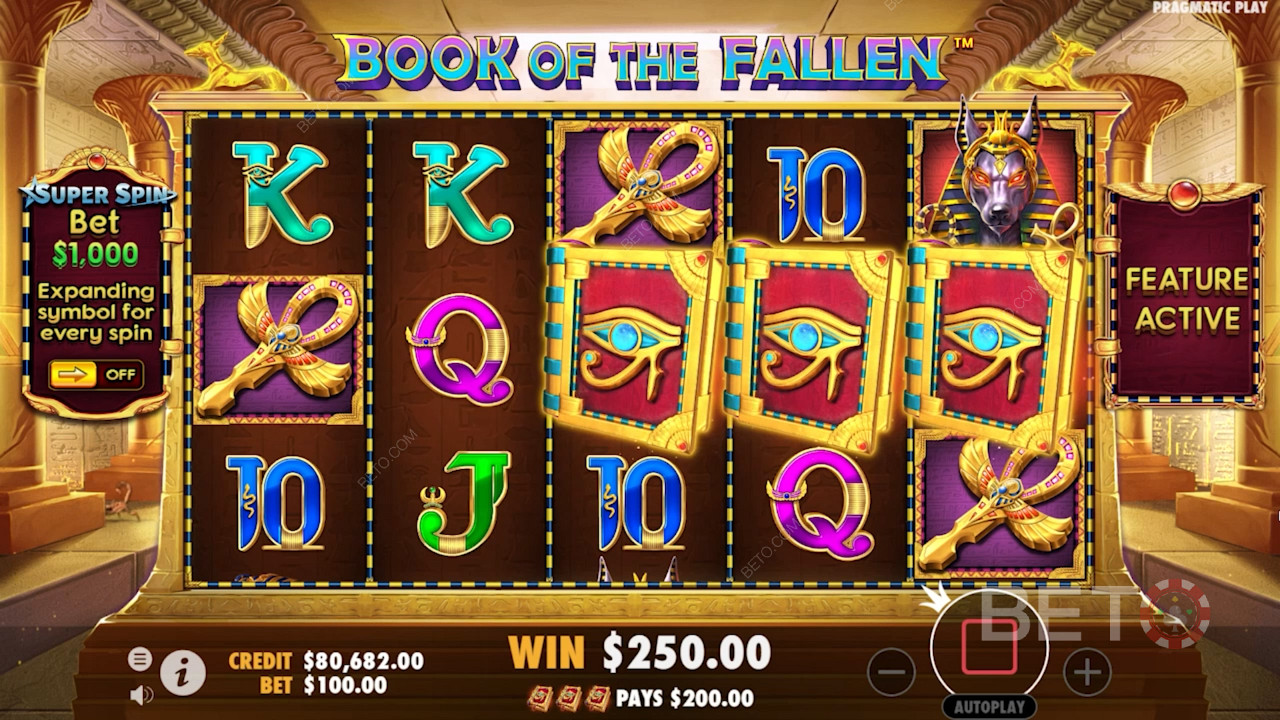Score 3 or more Magic Book symbols to unlock Free Spins mode