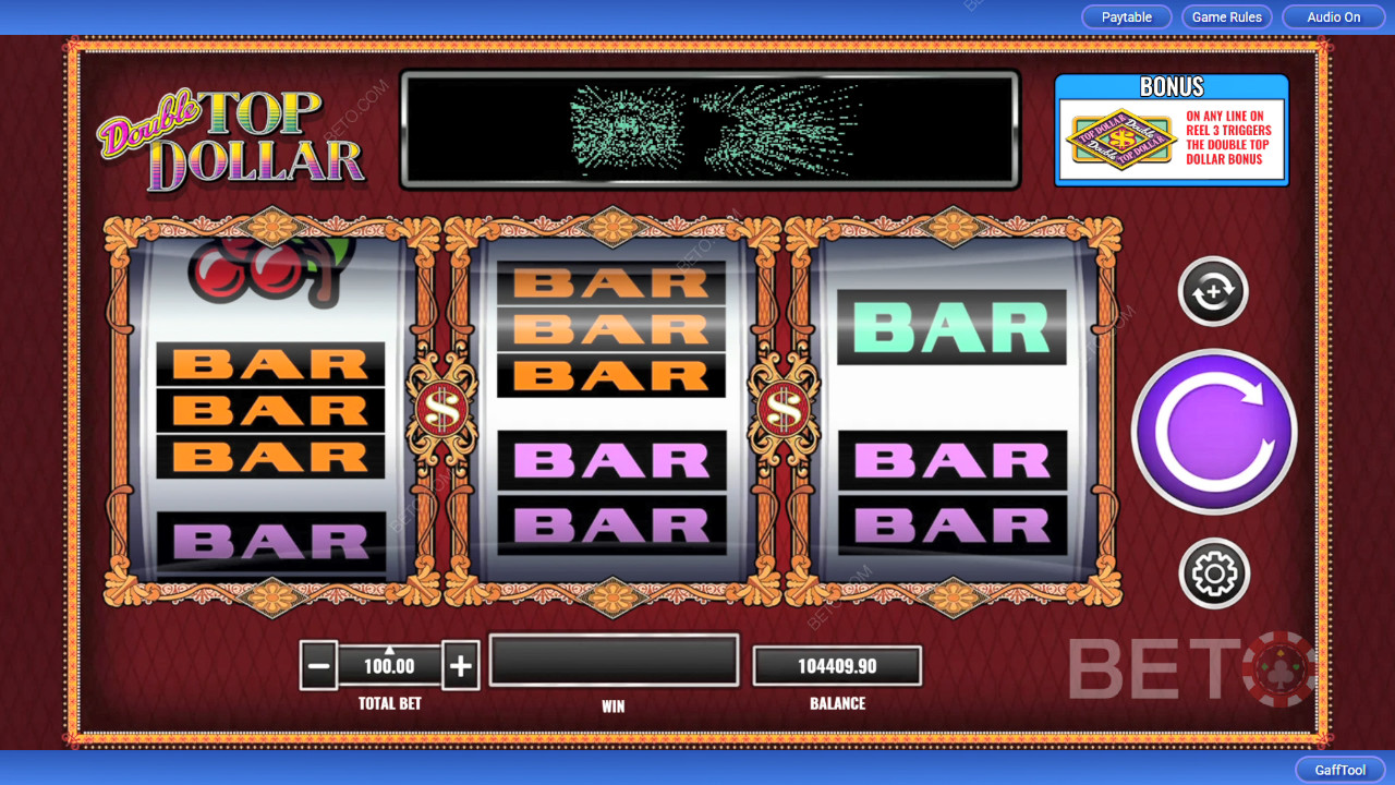 Playing Double Top Dollar by IGT