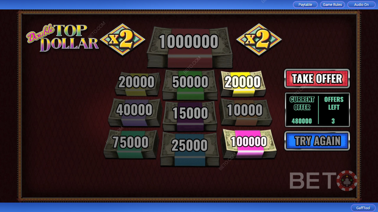 Score 4,000x Your Wager in the Double Top Dollar Pokie!