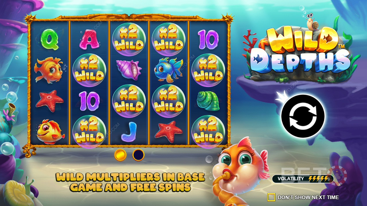 Diving into Wild Depths pokie game
