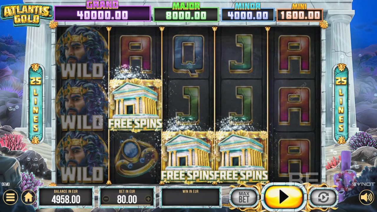 Atlantis Gold Review on BETO Pokies