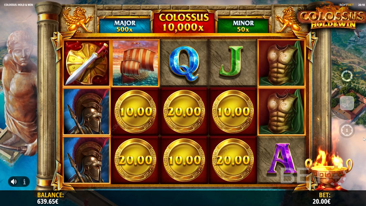 Snag 6 Gold coins to spark the Hold and Win Respins round