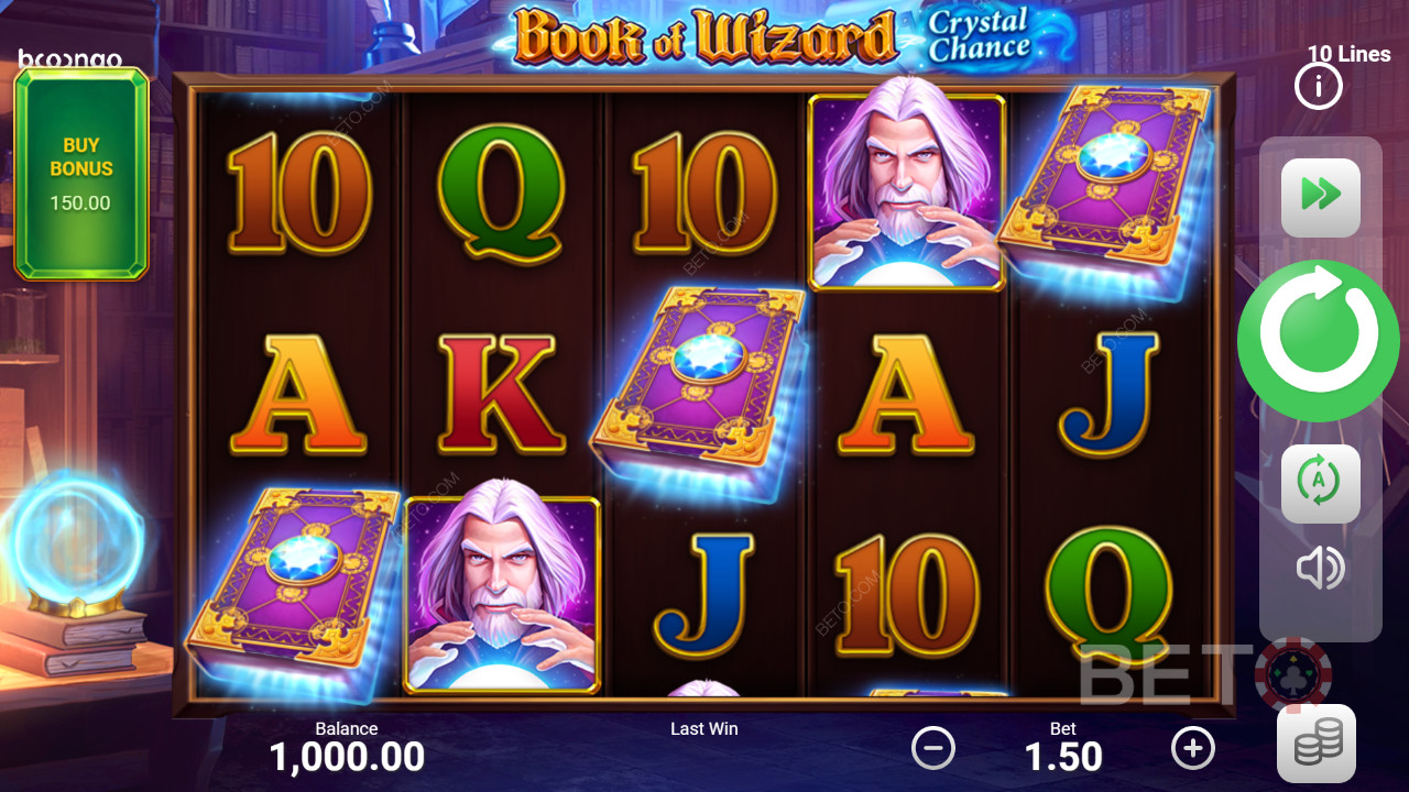 Book of Wizard: Crystal Chance Review by BETO Pokies
