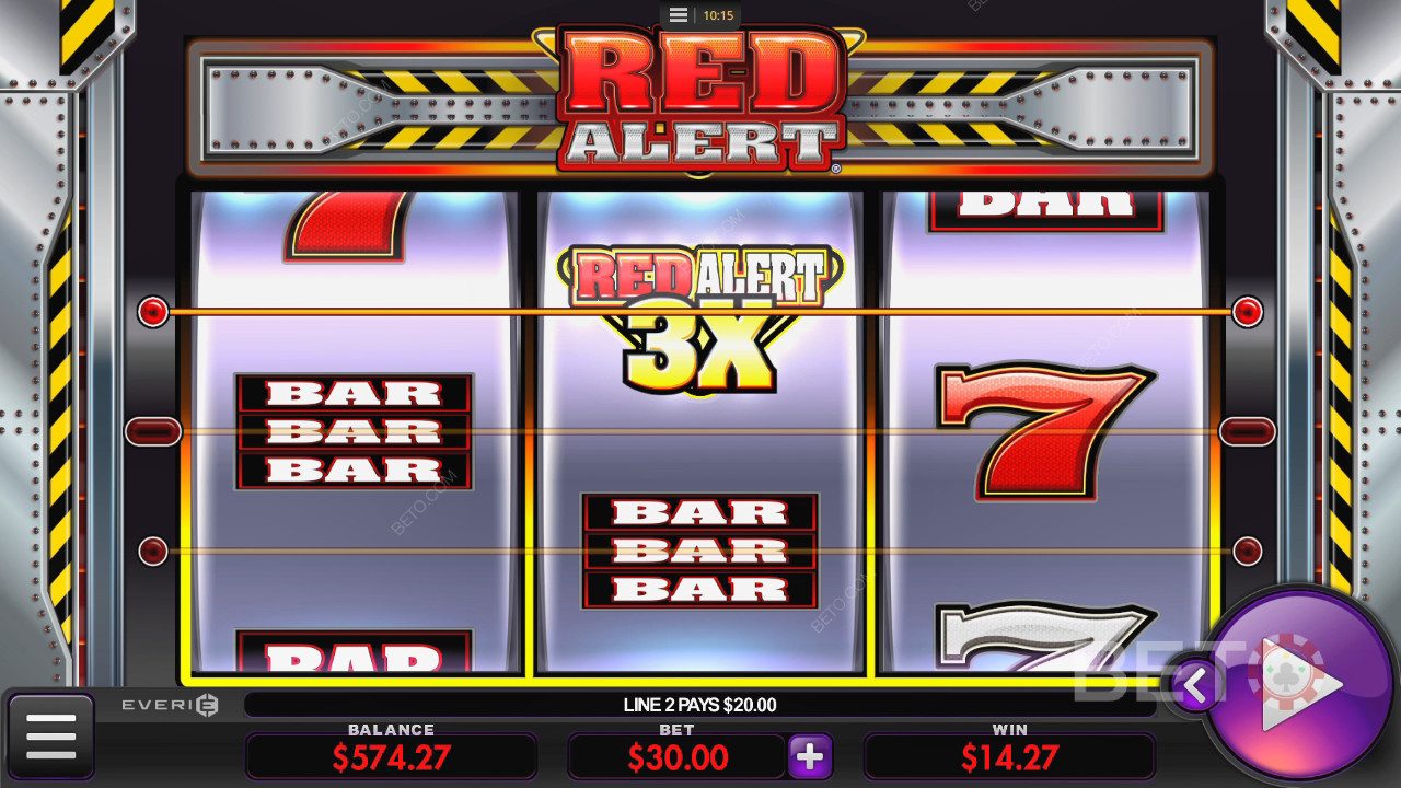 Red Alert Pokie Review by BETO