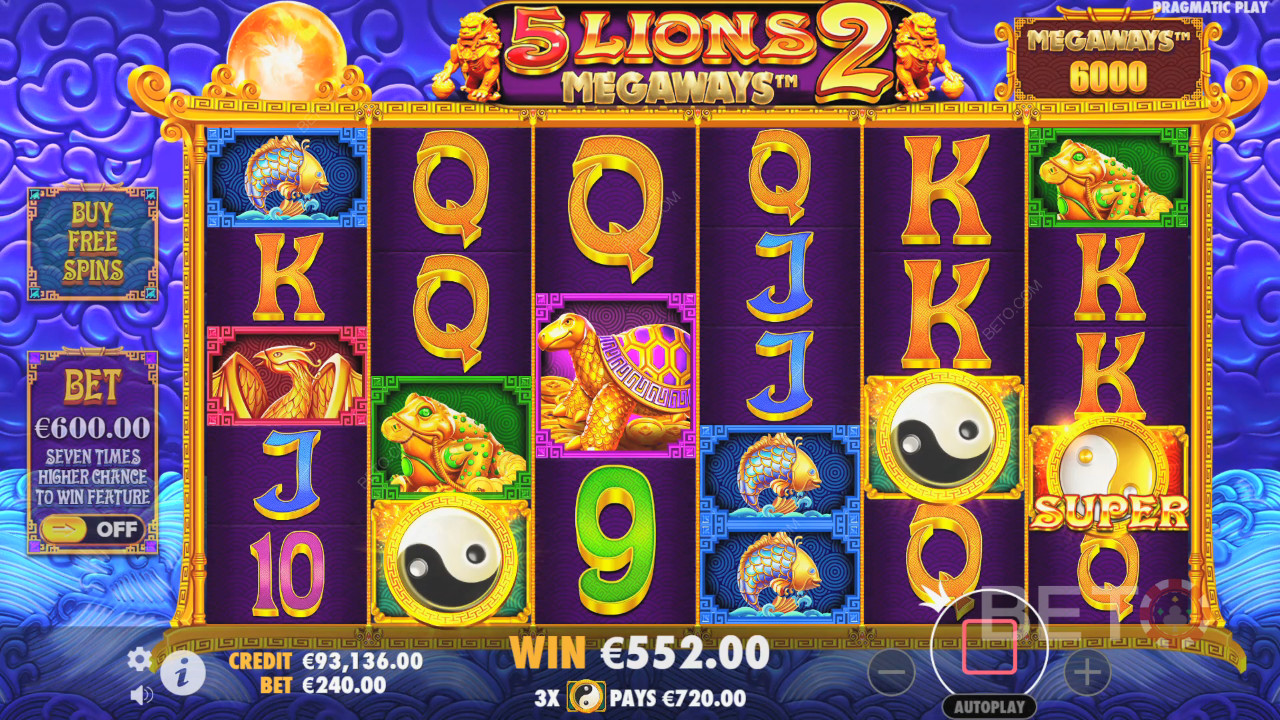 5 Lions Megaways 2 Review by BETO Pokies