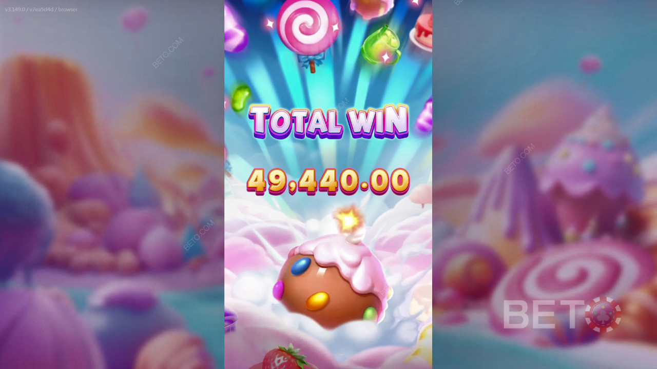 Score 25,000x Your Wager in Pop Pop Candy 1000 Pokie Online!