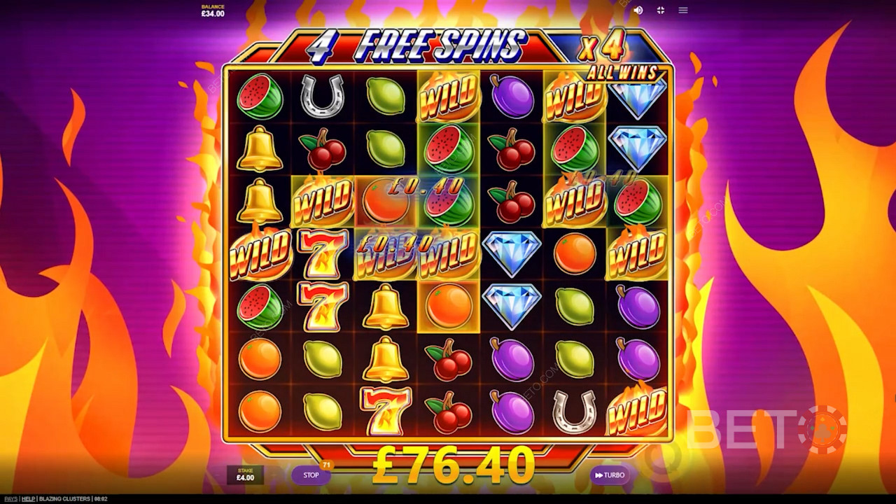 Give the hot new Blazing Clusters pokie from Red Tiger Gaming a spin
