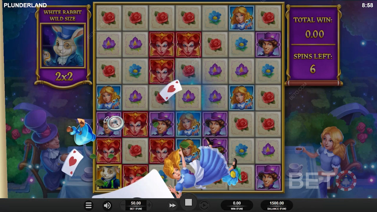 Score 6 Free Spins in the Bonus Round