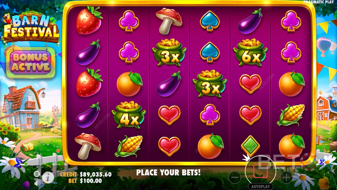 Score the Cash Respin bonus with 3+ Money symbols on the reels