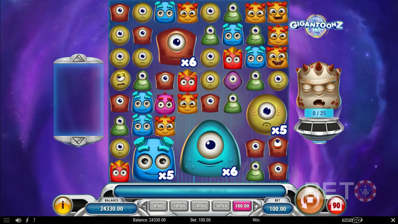 Massive icons are key, unlocking bonus features galore