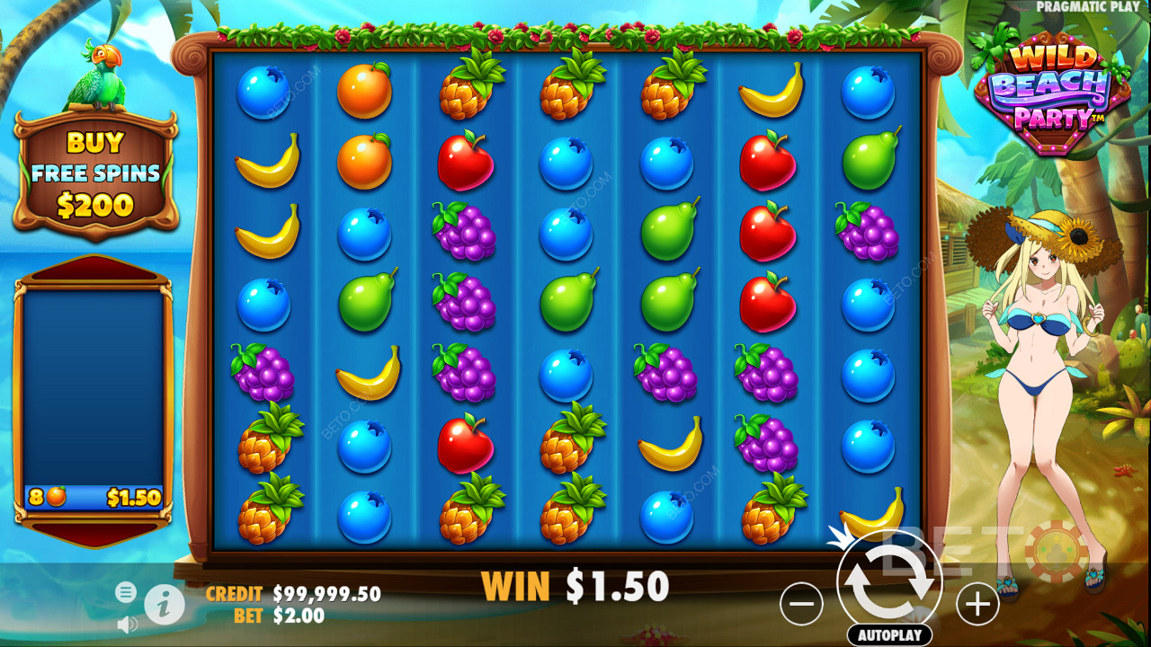 Trigger the Bonus Spins feature with 3+ Scatters on the reels
