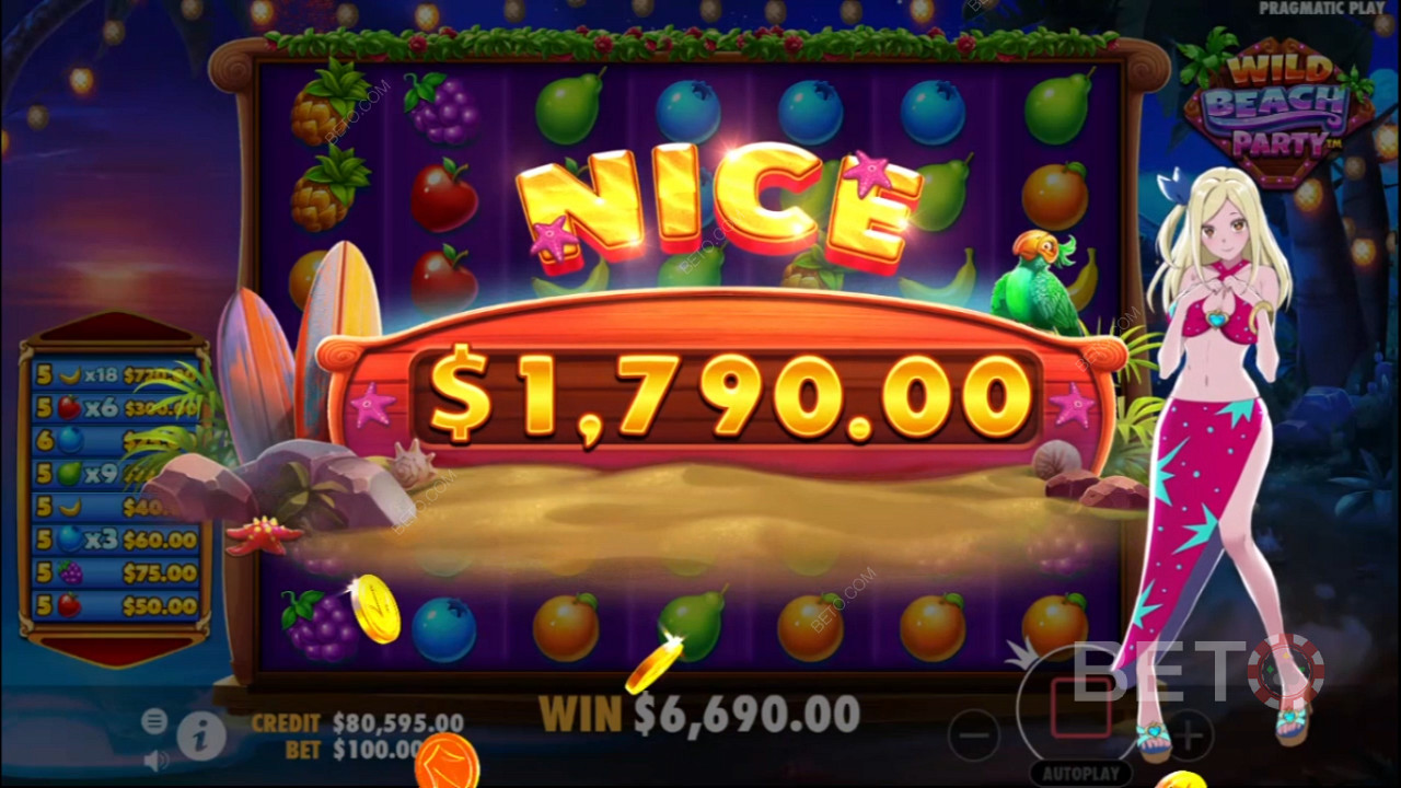 Spin for a chance to win 5,000x your total wager