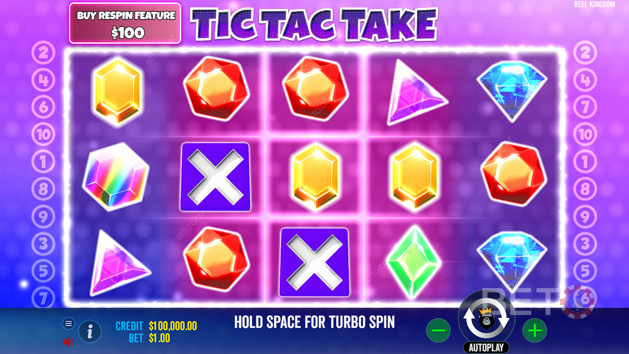 Bypass the grind and trigger the Respin feature with the Bonus Buy option