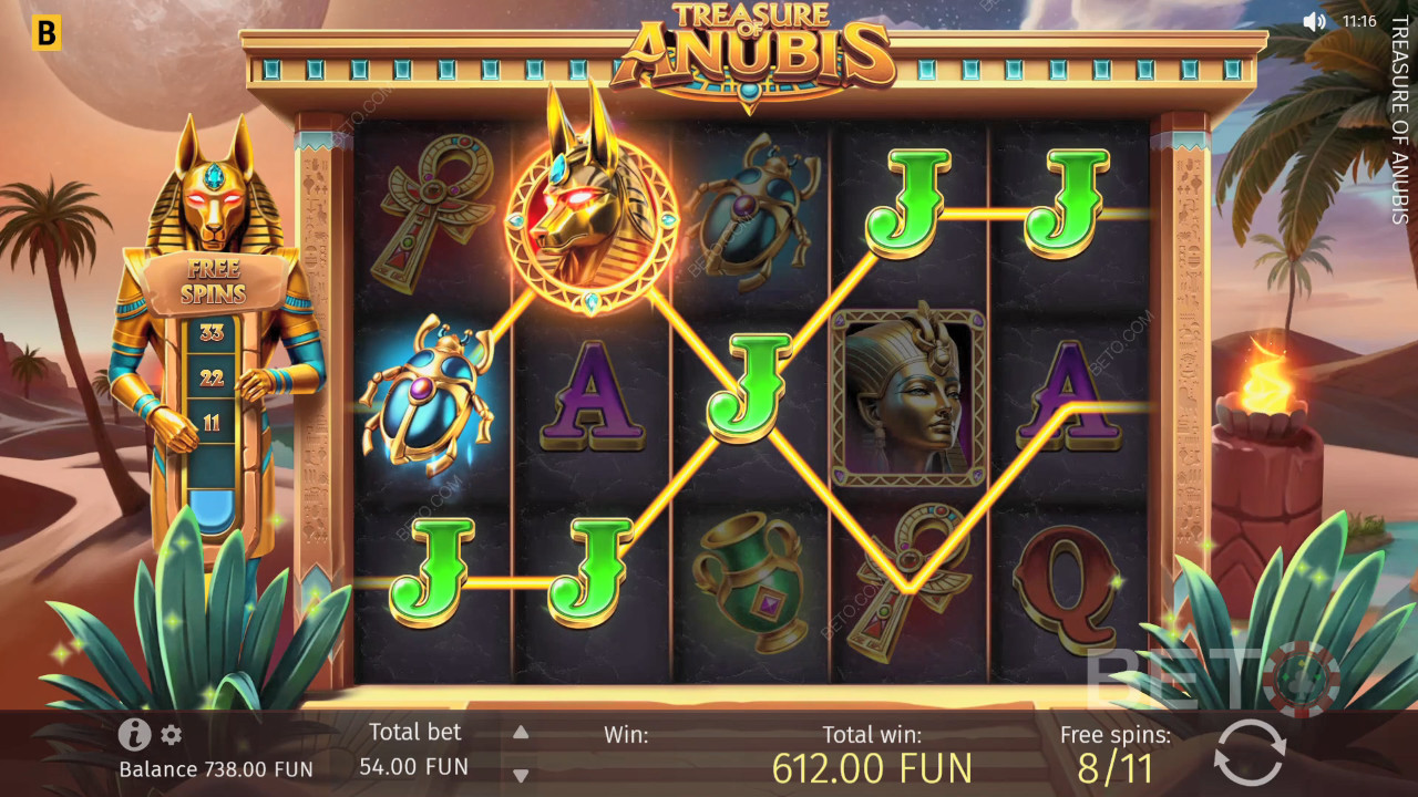 Is Treasure of Anubis a Choice Pokie?