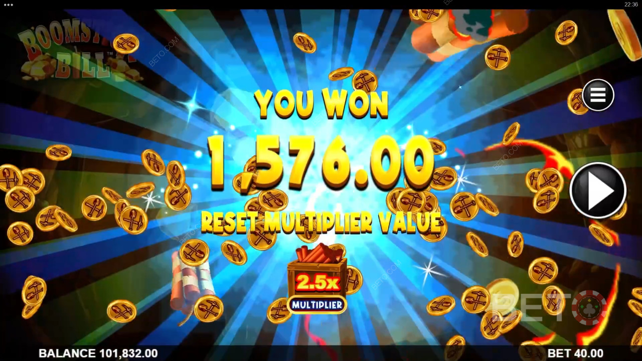 Win 5,000x Your bet in the Boomstick Bill Pokie!