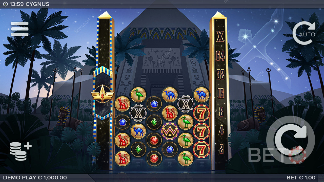 Experience a distinctive setup in Cygnus pokie from ELK Studios