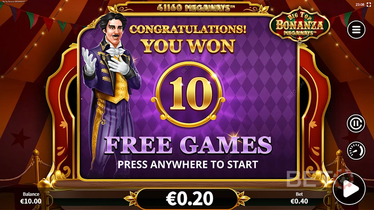 Cracking the Free Spins Round awards up to 16 Free Spins and top in-game perks