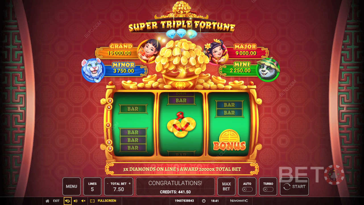 Super Triple Fortune Review by BETO Pokies