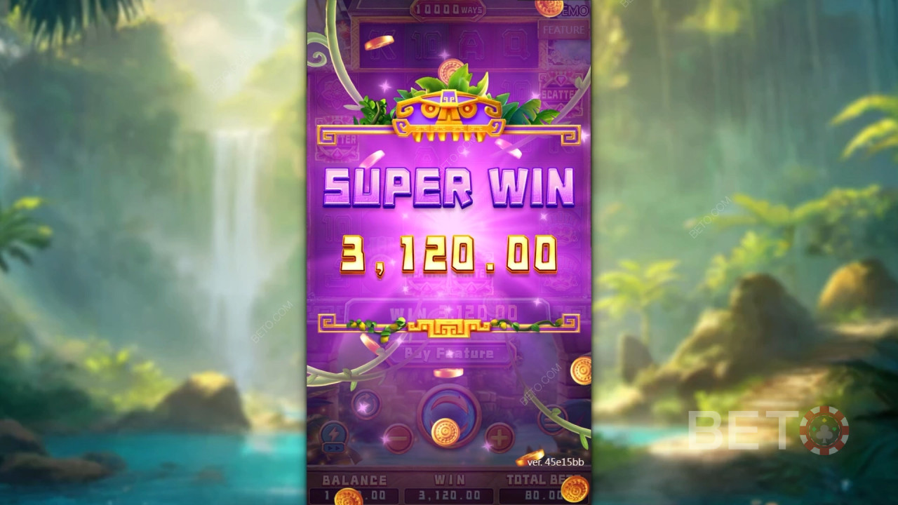 Win 5,000x Your bet in the Queen of Inca Pokie Online!