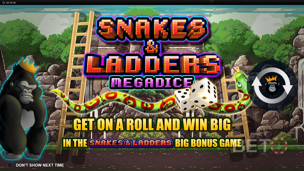 Activate the Snakes and Ladders Board Bonus for a Chance at Big Wins