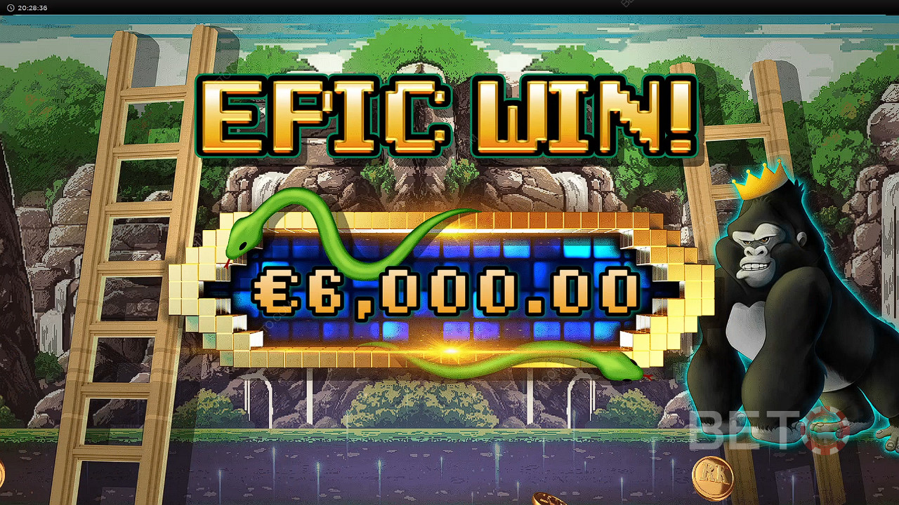 Bag up to 5,300x your wager on this ripper