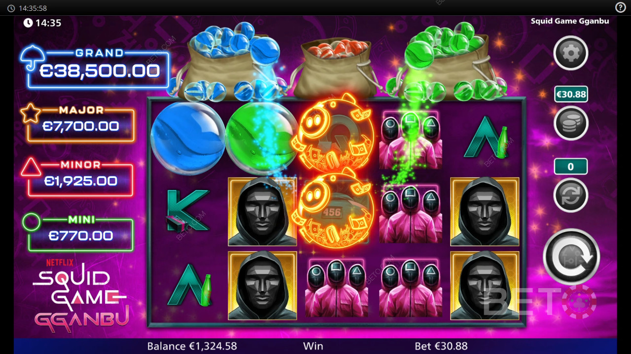 Squid Game Gganbu Review by BETO Pokies