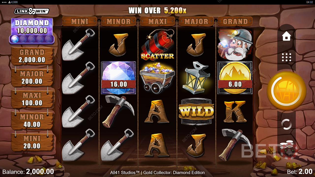 Gold Collector: Diamond Edition pokie packs thrills & big payouts