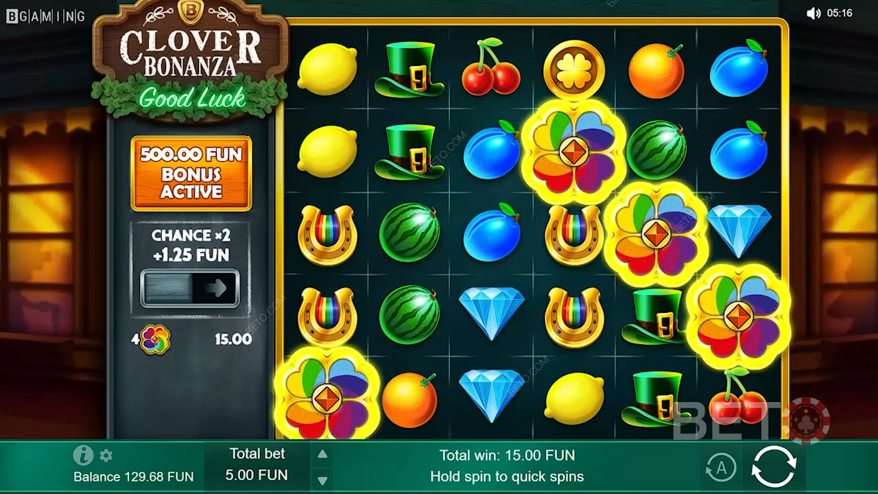 Nab 4 or more Scatter symbols to kick off Free Spins