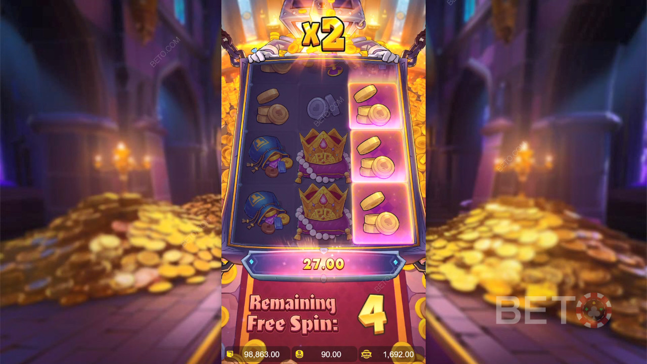 Win 5,000x Your bet in the Mr. Treasure