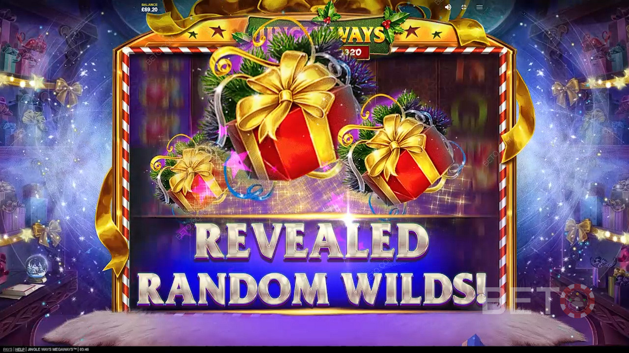 Play Jingle Ways Megaways and score Wild symbols for sweet as wins