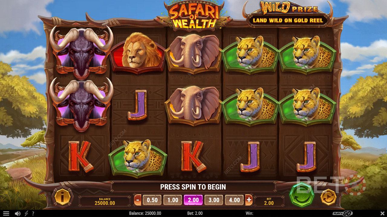Embark on a wild safari adventure in Safari of Wealth