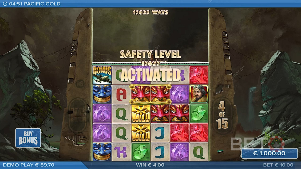 Boost the Security and unlock the max ways to win in the Pacific Gold pokie