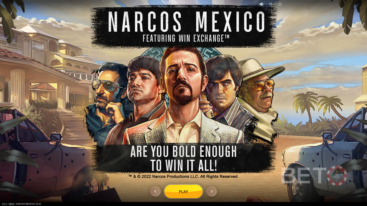 Go hard or go home in Narcos Mexico online pokie