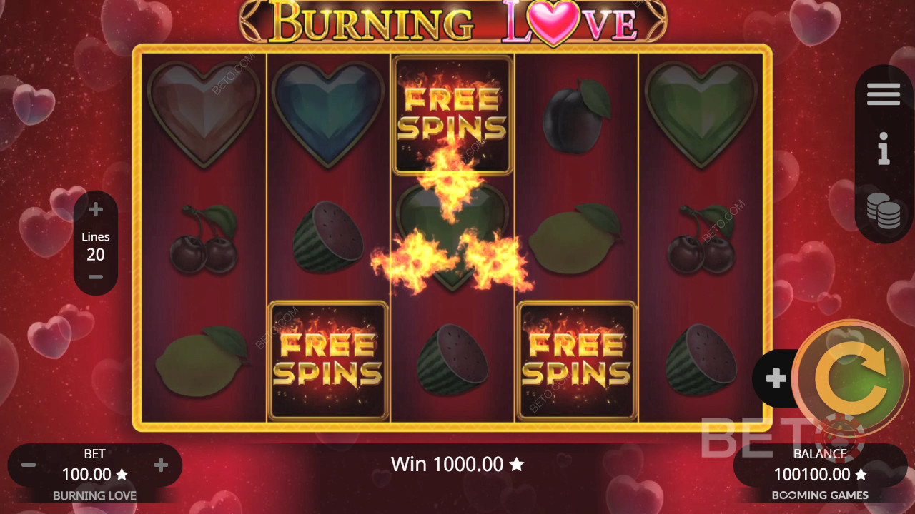 Burning Love Review by BETO Pokies