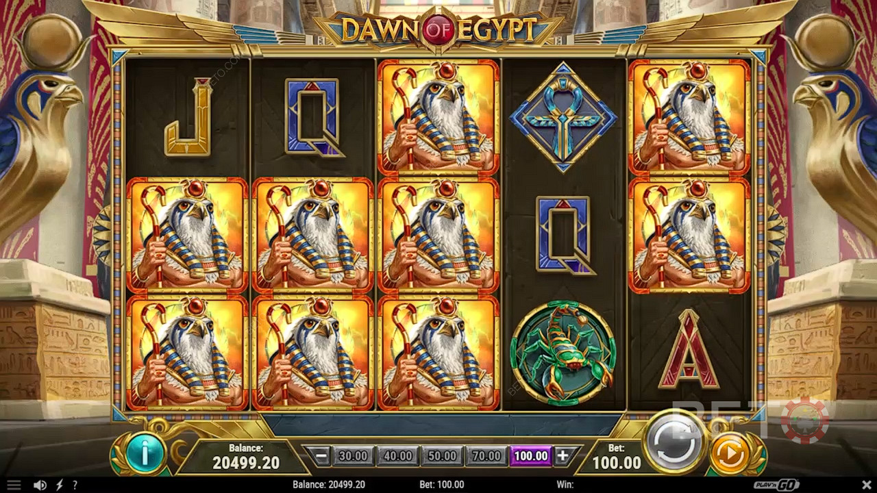 Dawn of Egypt: 96.23% RTP and High-Volatility Gameplay Model