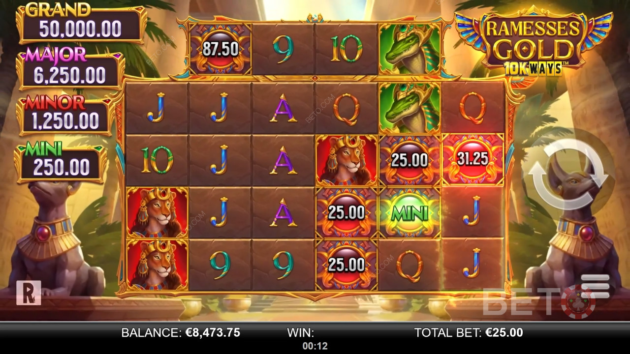 Ramsesses Gold 10K Ways Review by BETO Pokies