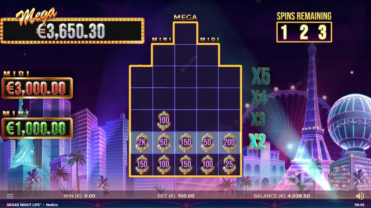 Stack Kiwi Cash symbols to unlock Jackpots and Multipliers in the Cash Stacker feature