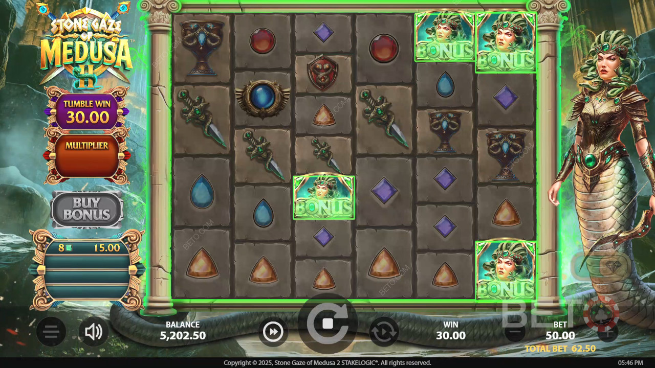 Stone Gaze of Medusa 2 Review by BETO Pokies