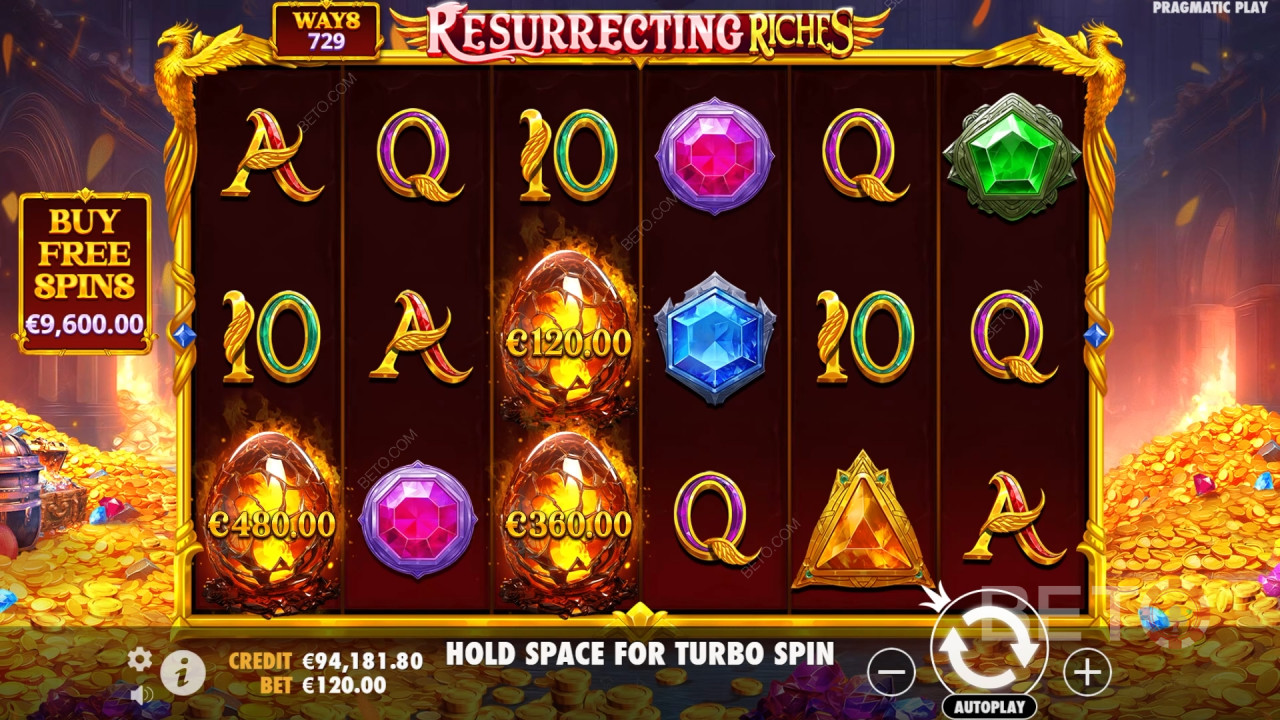 Score 4,000x Your Wager in Resurrecting Riches Pokie!