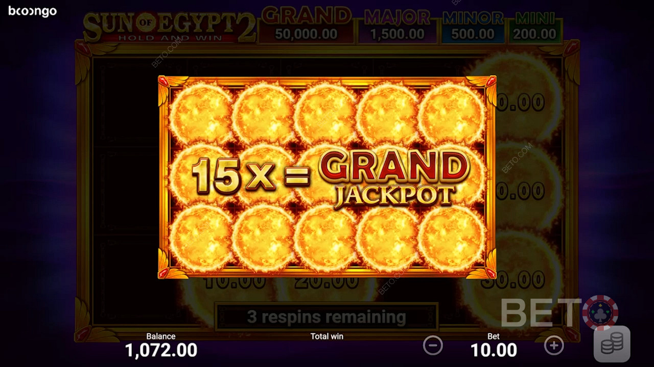 Scoop the Mega Prize by filling all spots in the Bonus Round