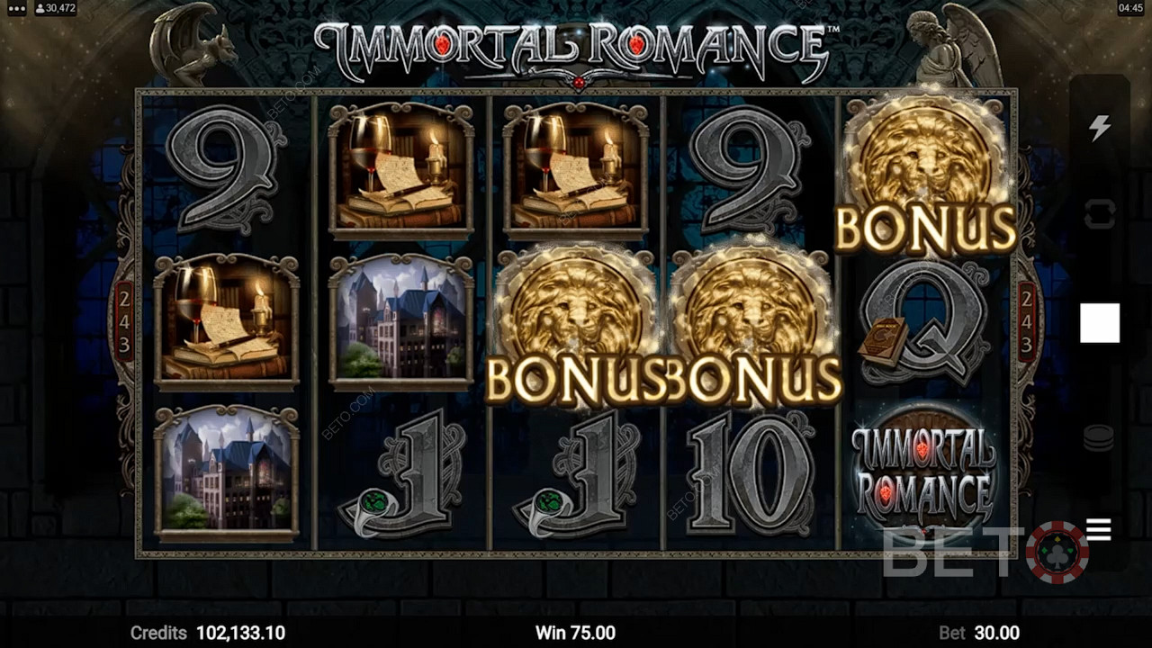 Score 3+ bonus icons to unlock Free Spins