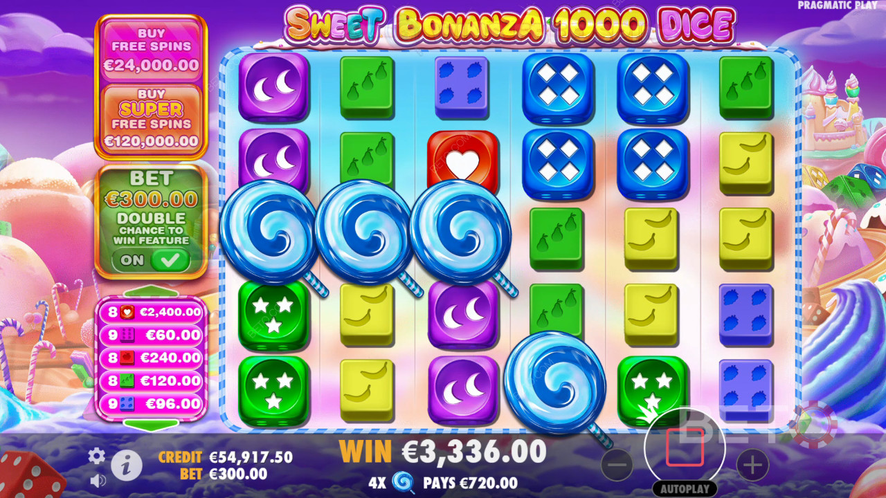 Sweet Bonanza 1000 Dice Review on BETO Pokie