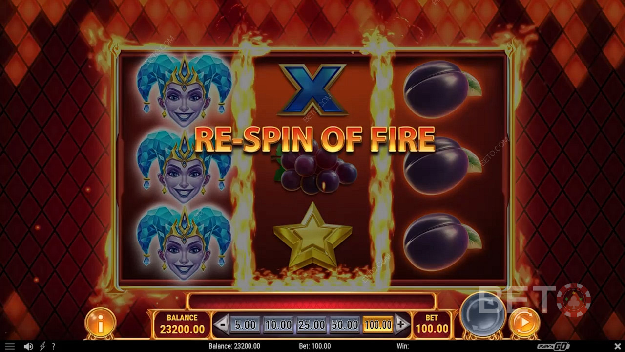 Locked reels hold steady as the last reel spins in Fire Joker Freeze pokie