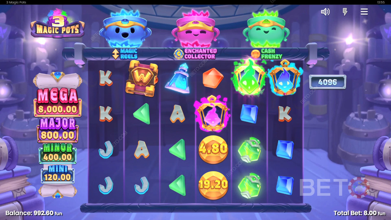 3 Magic Pots Review by BETO Pokies