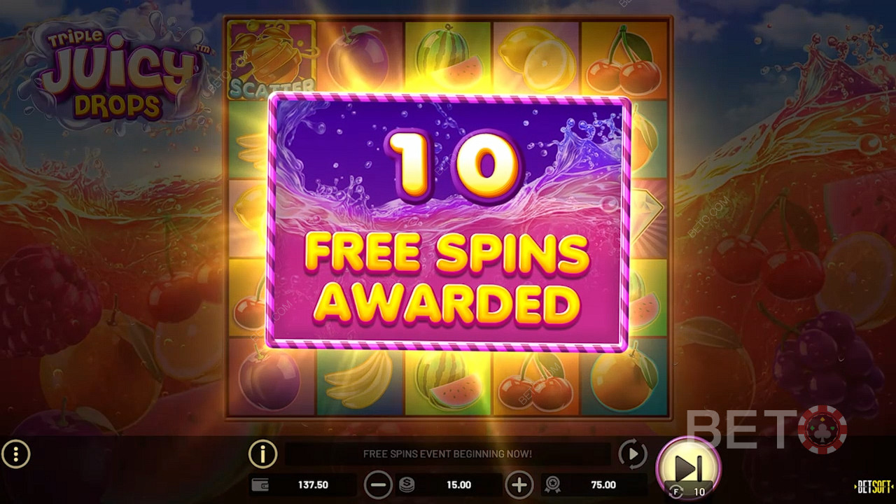 Score 3+ Scatters for top-notch Free Spins bonus treats