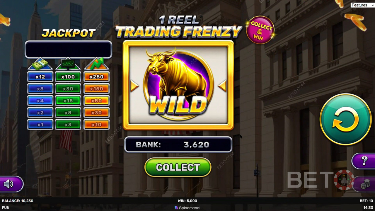 1 Reel - Trading Frenzy Review by BETO Pokies