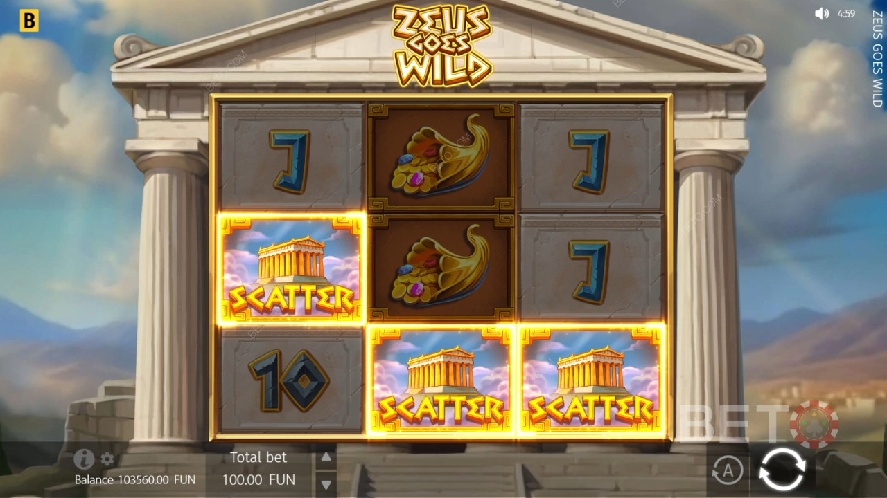 Zeus Goes Wild Review by BETO Pokie